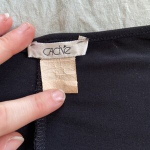 Vintage Cache Black Long Sleeve Dress